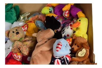 Lot 587 - BEANIE BABIES - COLLECTION OF X50 ORIGINAL TY BEANIE BABIES