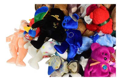 Lot 587 - BEANIE BABIES - COLLECTION OF X50 ORIGINAL TY BEANIE BABIES