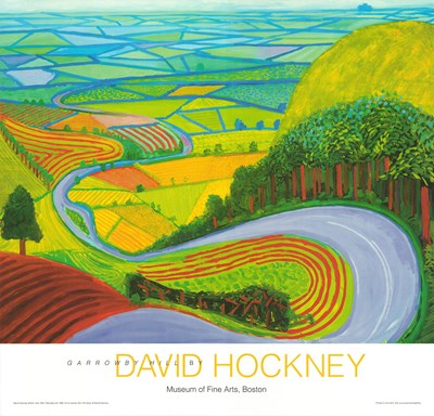 Lot 321 - AFTER DAVID HOCKNEY - GARROWBY HILL, 1998 - MUSEUM OF FINE ARTS, BOSTON POSTER