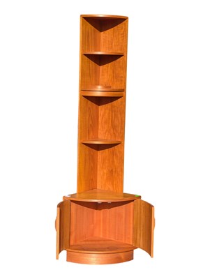 Lot 580 - G-PLAN FURNITURE - MID CENTURY TEAK CORNER CABINET