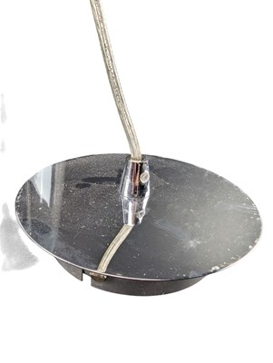 Lot 406 - PAIR OF ITALIAN IDEAL LUX MID CENTURY CHROME & GLASS CONICAL CEILING PENDANT LIGHTS