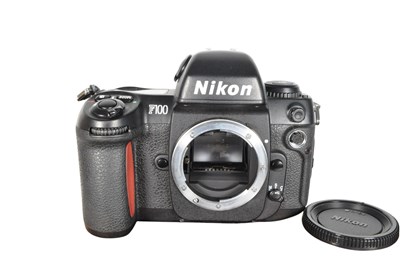 Lot 316 - NIKON - F-100 35MM SLR CAMERA & LENSES