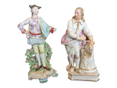 Lot 109 - TWO 19TH CENTURY DERBY PORCELAIN FIGURES