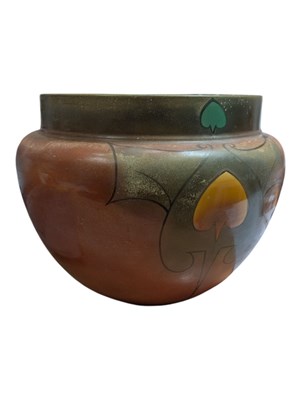 Lot 124 - EARLY 20TH CENTURY ART NOUVEAU CERAMIC PLANTER