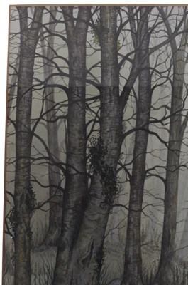 Lot 567 - PETER PRACOWNIK - 1987 WATERCOLOUR AND GOUACHE PAINTING