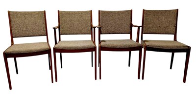 Lot 365 - JOHANNES ANDERSEN FOR ULDUM - MATCHING SET OF FOUR DINING CHAIRS