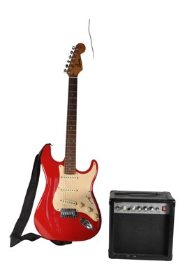Lot 423 - FENDER - LATE 20TH CENTURY VINTAGE SQUIER STRAT ELECTRIC GUITAR