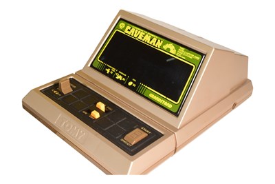 Lot 585 - RETRO GAMING - VINTAGE GRANDSTAND CAVEMAN ELECTRONIC ARCADE GAME