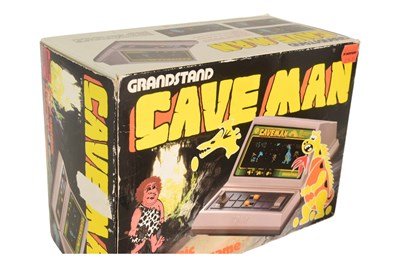 Lot 585 - RETRO GAMING - VINTAGE GRANDSTAND CAVEMAN ELECTRONIC ARCADE GAME