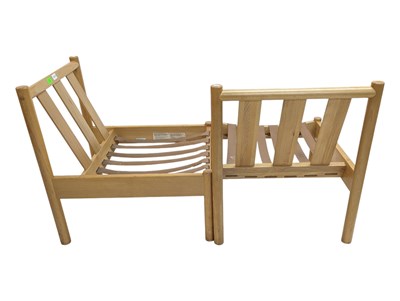 Lot 568 - ERCOL FURNITURE - 20TH CENTURY PAIR OF EASY LOUNGE ARMCHAIRS MODEL 747