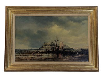 Lot 760 - JOHN CALLOW (UK, 1822 - 1878) - MID 19TH CENTURY OIL ON BOARD PAINTING