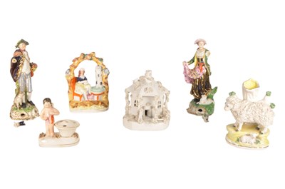 Lot 141 - COLLECTION OF 19TH CENTURY VICTORIAN PORCELAIN FIGURINES