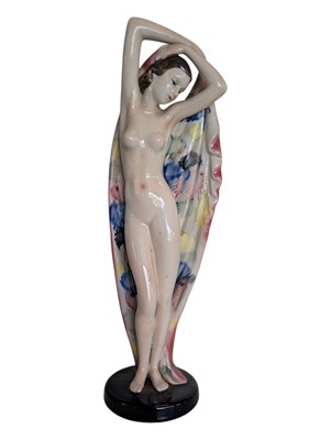 Lot 128 - GOEBEL - EARLY 20TH CENTURY ART DECO PORCELAIN FIGURE