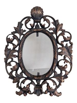 Lot 328 - 20TH CENTURY BRONZE EFFECT ROCOCO STYLE TABLE TOP PHOTO FRAME
