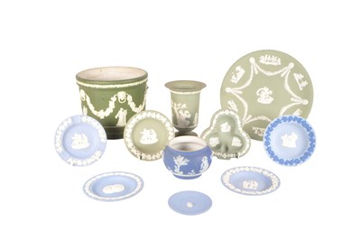 Lot 140 - WEDGWOOD - COLLECTION OF 19TH AND 20TH CENTURY JASPERWARE