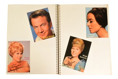Lot 133 - OPERA - LARGE ALBUM OF C1970S & EARLIER AUTOGRAPHS
