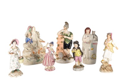 Lot 149 - COLLECTION OF STAFFORDSHIRE AND OTHER 19TH / 20TH CENTURY FIGURES