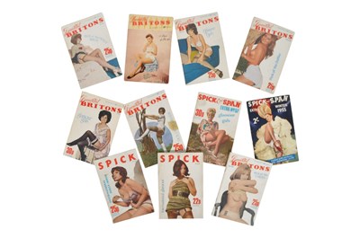 Lot 489 - ADULT GLAMOUR MAGAZINES - COLLECTION OF SPICK & SPAN, ETC. MAGAZINES.