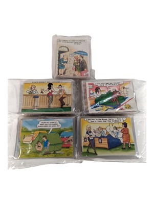 Lot 480 - COLLECTION OF VINTAGE MID CENTURY NOVELTY ADULT POSTCARDS