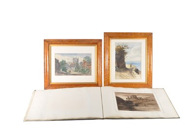 Lot 475 - AMY KEMP - EARLY 20TH CENTURY WATERCOLOUR SKETCHBOOK