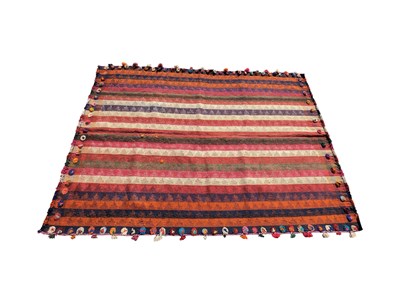 Lot 736 - 20TH CENTURY SOUTH WEST PERSIAN JAJIM KILIM