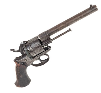 Lot 55 - 19TH CENTURY FRENCH LEFAUCHEUX M1858 PIN FIRE REVOLVER