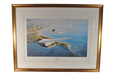 Lot 372 - LIMITED EDITION 'CONCORDE FORMATION' PRINT BY ROBERT TAYLOR