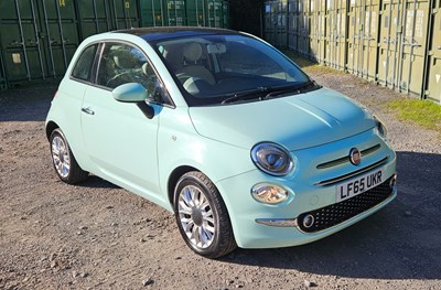 Lot 1 - LF65 UKR - 2015 FIAT 500 IN GREEN - 50,000 MILES & 12 MONTHS MOT