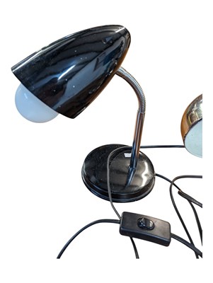 Lot 597 - COLLECTION OF FOUR CONTEMPORARY DESK TOP LAMPS