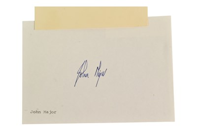 Lot 15 - BRITISH PRIME MINISTERS - COLLECTION OF AUTOGRAPHS