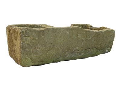 Lot 676 - ROMAN 8TH CENTURY BC STONE PLANTER / COFFIN