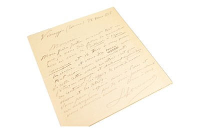 Lot 88 - OPERA - RUGGERO LEONCAVALLO (D.1919) - ALS 1915