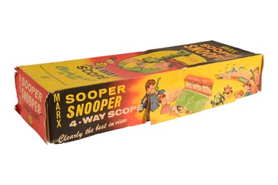Lot 516 - VINTAGE MATCHBOX FIRE STATION & MARX SOOPER SNOOPER