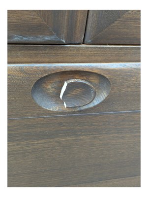 Lot 604 - ERCOL FURNITURE - WINDSOR - MID 20TH CENTURY TV CABINET MODEL 845