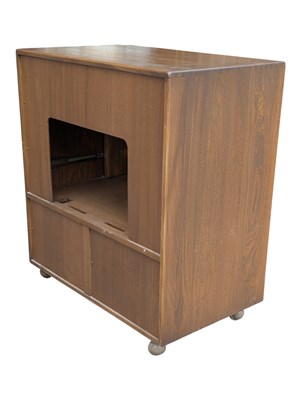 Lot 604 - ERCOL FURNITURE - WINDSOR - MID 20TH CENTURY TV CABINET MODEL 845