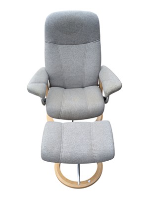 Lot 608 - EKORNES - SCANDINAVIAN CONSUL CLASSIC RECLINER ARMCHAIR