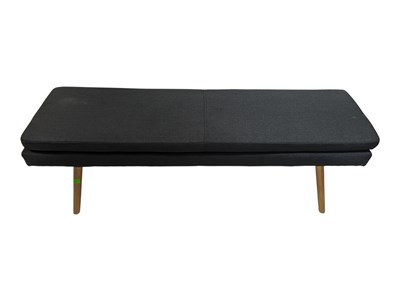 Lot 601 - CONTEMPORARY DESIGNER UPHOLSTERED OTTOMAN BENCH