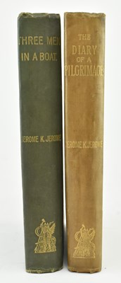 Lot 123 - JEROME, JEROME K. THREE MEN IN A BOAT & THE DIARY OF A PILGRIMAGE FIRST EDS