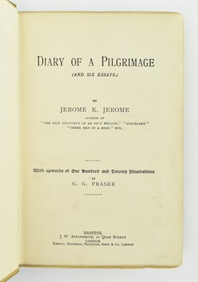 Lot 123 - JEROME, JEROME K. THREE MEN IN A BOAT & THE DIARY OF A PILGRIMAGE FIRST EDS