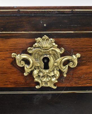 Lot 53 - INDO-PORTUGUESE ROSEWOOD WALNUT EBONY & IVORY CABINET