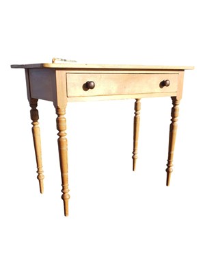 Lot 674 - VICTORIAN 19TH CENTURY PINE WRITING TABLE DESK