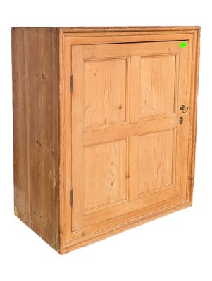 Lot 672 - VICTORIAN 19TH CENTURY PINE KITCHEN LARDER CUPBOARD
