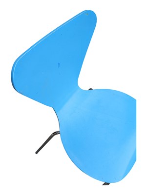 Lot 802 - ARNE JACOBSEN (DANISH, 1902-1971) FOR FRITZ HANSEN - SET OF FOUR SERIES 7 DINING CHAIRS