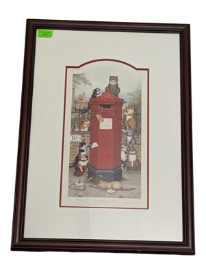 Lot 629 - LINDA JANE SMITH - FIRST CLASS CATS - LIMITED EDITION PRINT
