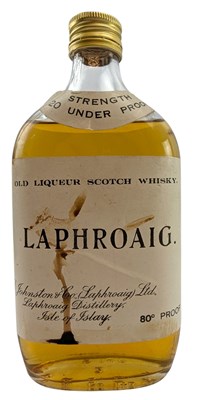 Lot 201 - LAPHROAIG - OLD LIQUEUR SCOTCH WHISKY 80 PROOF WHISKY