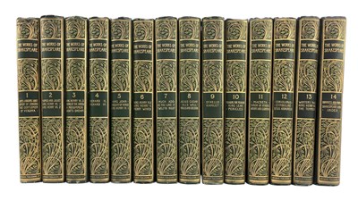 Lot 84 - 1906 THE WORKS OF WILLIAM SHAKESPEARE, ED. SIR HENRY IRVING & FRANK MARSHALL
