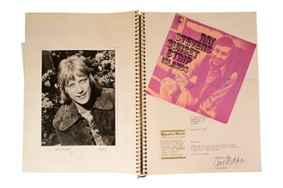 Lot 180 - MUSIC - LARGE ALBUM OF C1960S / 1970S MUSIC AUTOGRAPHS