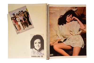 Lot 180 - MUSIC - LARGE ALBUM OF C1960S / 1970S MUSIC AUTOGRAPHS