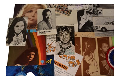 Lot 180 - MUSIC - LARGE ALBUM OF C1960S / 1970S MUSIC AUTOGRAPHS