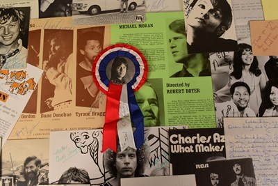 Lot 180 - MUSIC - LARGE ALBUM OF C1960S / 1970S MUSIC AUTOGRAPHS